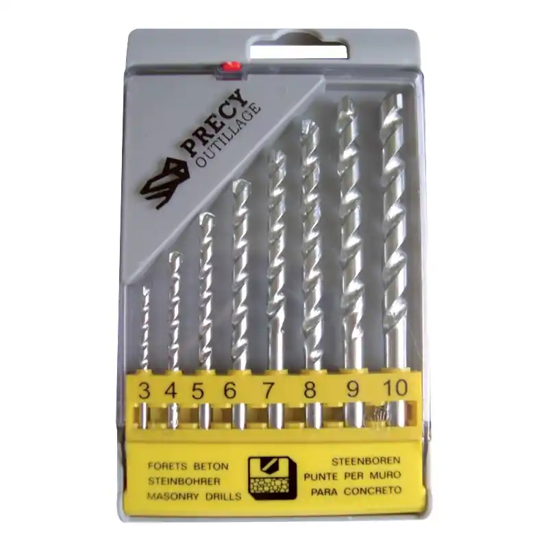 Top Vente COFFRET 8 FORETS BETON CYLINDRIQUES Ø3-4-5-6-7-8-9-10MM – TIVOLY