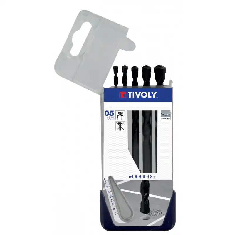 Super Prix COFFRET 5 FORETS CARRELAGE Ø4-5-6-8-10MM QUEUE CYLINDRIQUE – TIVOLY