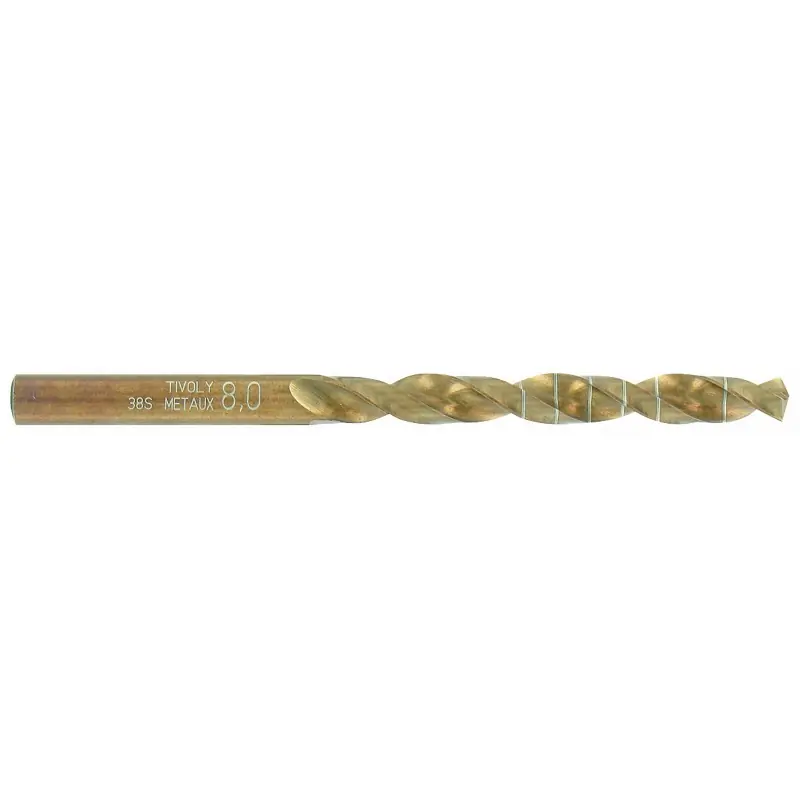 Authentique FORET METAL HSS COBALT 5% Ø3,5MM POINTE EN CROIX QUEUE CYLINDRIQUE – TIVOLY