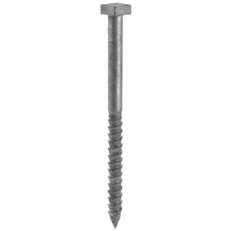 TIREFOND A BOURRER ACIER GALVANISÉ À CHAUD 8X120 BARQUETTE X30 – NORAIL Petit Prix