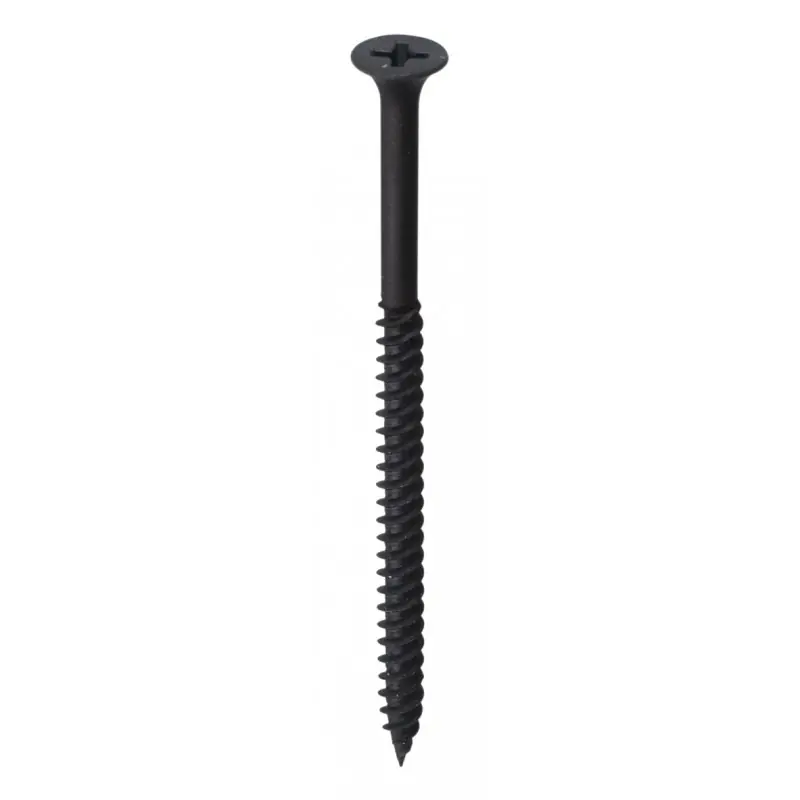 VIS POUR PLAQUE DE PLATRE TÊTE TROMPETTE EMPREINTE PHILLIPS EN ACIER PHOSPHATE NOIR TAILLE 3,5×25 DE 200 PIECES – NORAIL Marque