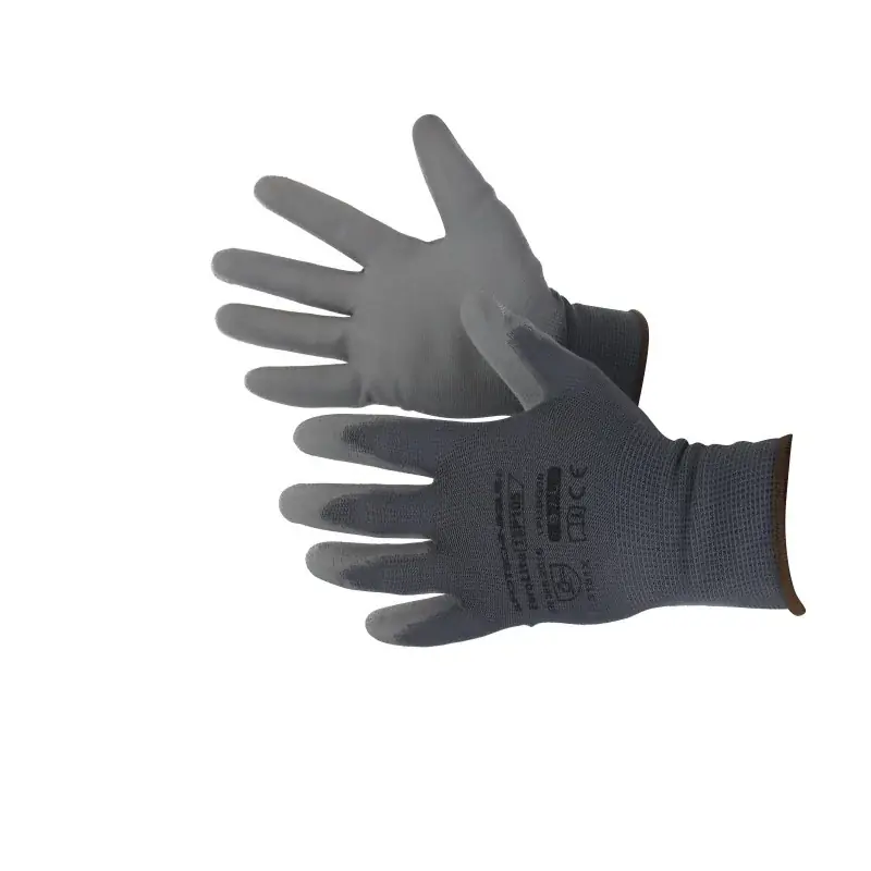 Authentique Gants d‘atelier polyester avec enduction polyurethane UNIVERSEL 9808210/10