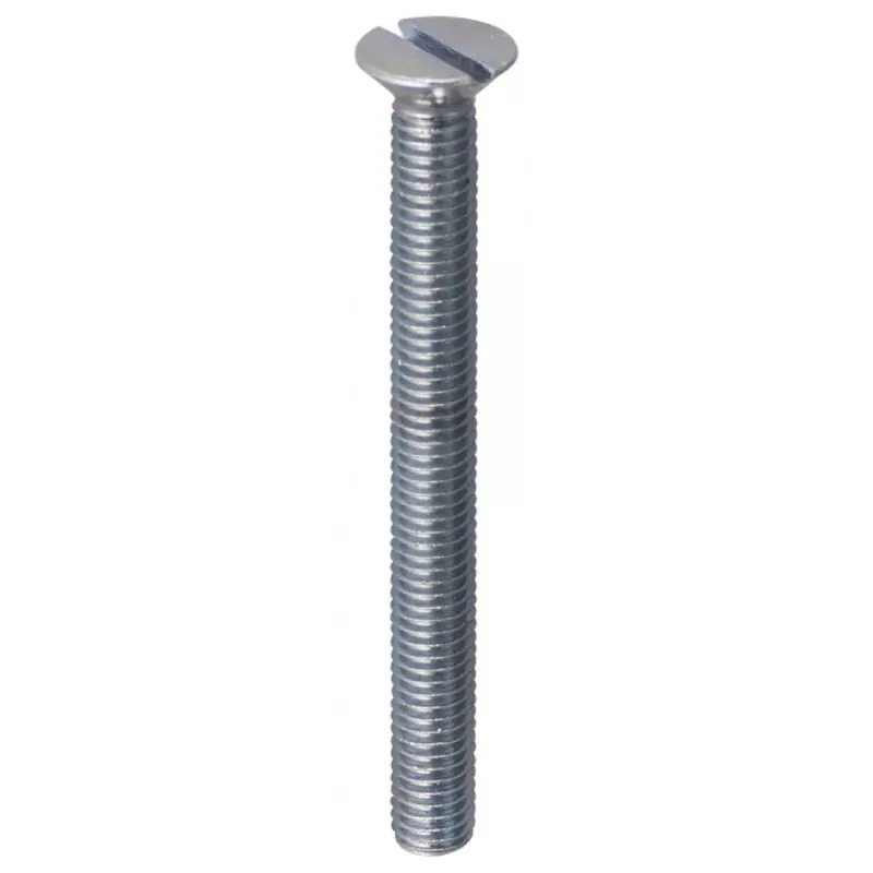 Seulement Aujourd&rsquo;hui BOULON VIS METAUX TÊTE FRAISEE FENDUE EN ACIER ZINGUE TAILLE 4X50 DE 10 PIECES – NORAIL