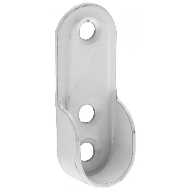 SUPPORT EXTREMITE 30X15 ACIER BLANC 2 – NORAIL Paiement Sécurisé