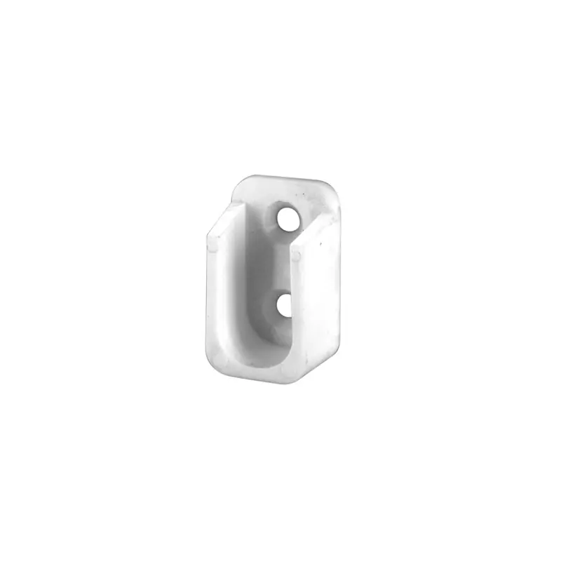 SUPPORT EXTREMITE 30X15 PLASTIQUE BLANC 2 – NORAIL Expédié Aujourd&rsquo;hui