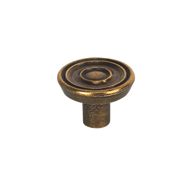 Haute Qualité BOUTON NERVURE D30 ZAMAK BRONZE BRILLANT X1 – NORAIL