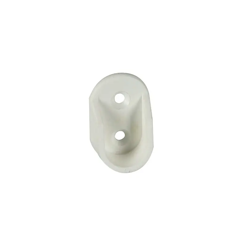 SUPPORT EXTREMITE D19 PLASTIQUE BLANC 2 – NORAIL Offre Limitée