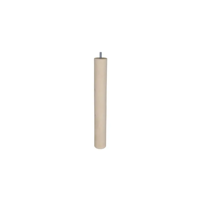 PIED CYLINDRE D50 HAUTEUR 360 HETRE BRUT – NORAIL Vente Directe