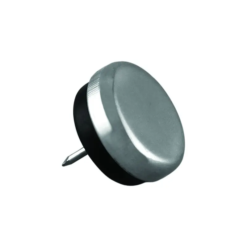 Haute Qualité PATIN A CLOUER ACIER NICKELE DIAMETRE 25 X4 – NORAIL