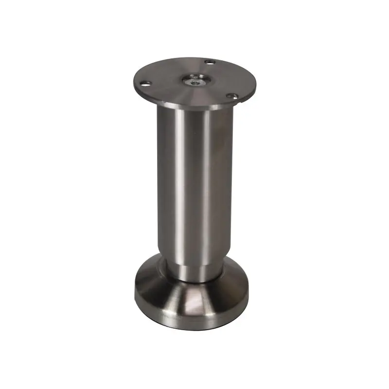 Pas Cher PIED DIAMETRE 38 HAUTEUR 120 REGLABLE ALU NICKELE – NORAIL