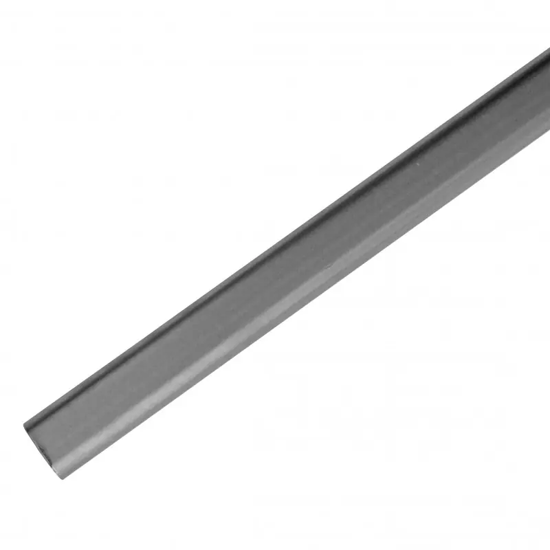 TUBE PENDERIE OVALE 30X15 ACIER CHROME 2M – NORAIL Dernière Chance