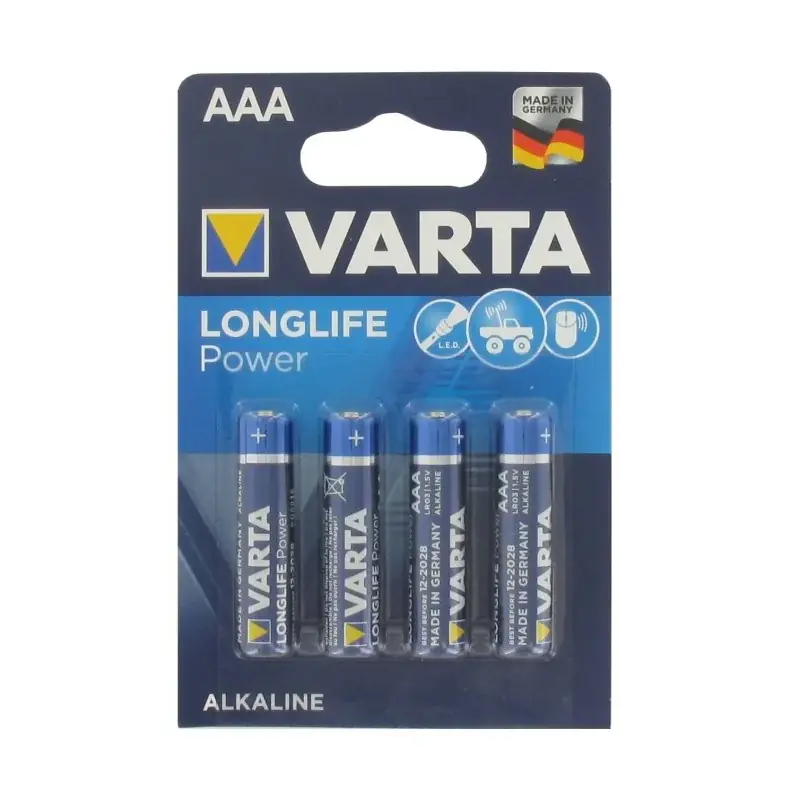 Super Prix Lot de 4 piles alcalines 1,5V VARTA LR03
