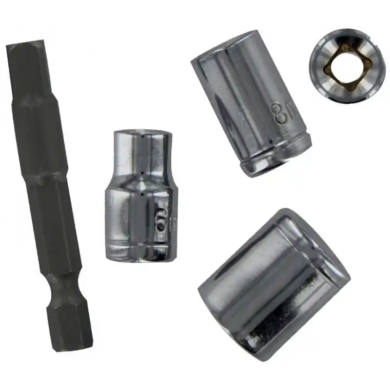Promotion Saisonnière LOT 4 DOUILLES Ø6 A 13MM + 1 PORTE DOUILLE HEXA 6,35MM – TIVOLY