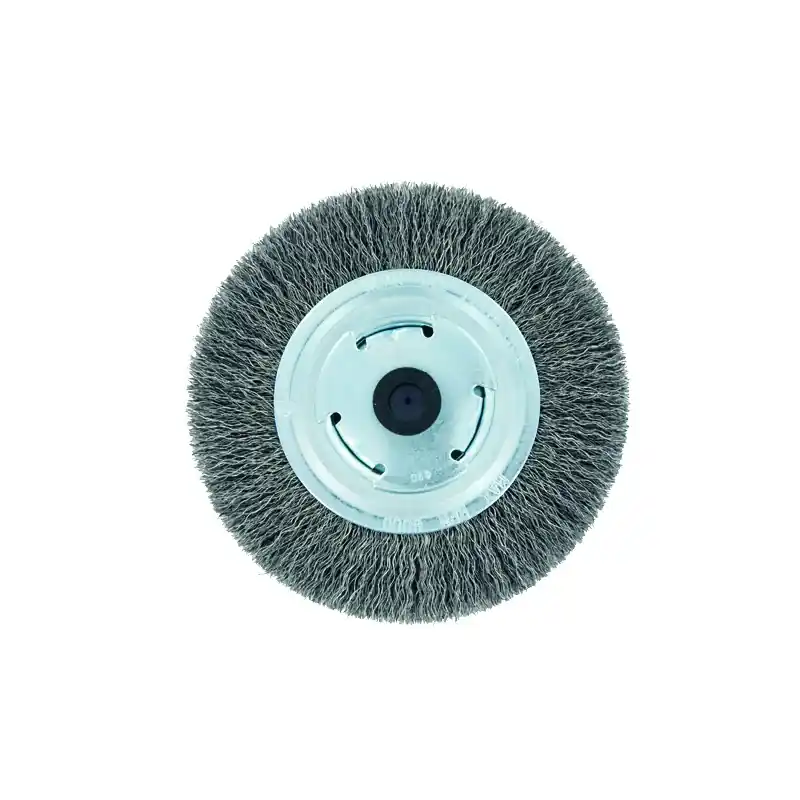 Vente Flash BROSSE DE TOURET Ø150X15MM FIL ACIER ONDULE DECAPAGE METAL – TIVOLY