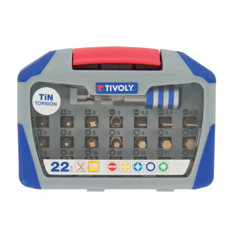 Remise COFFRET 21 EMBOUTS TORSION REVÊTUS TIN – TIVOLY