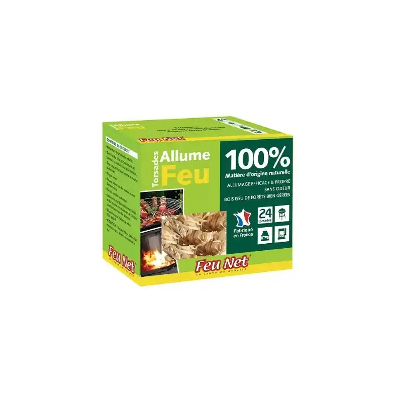 ROULEAUX ALLUME-FEU BARBECUE POÊLE CHEMINÉE X25 – STARWAX Haute Qualité