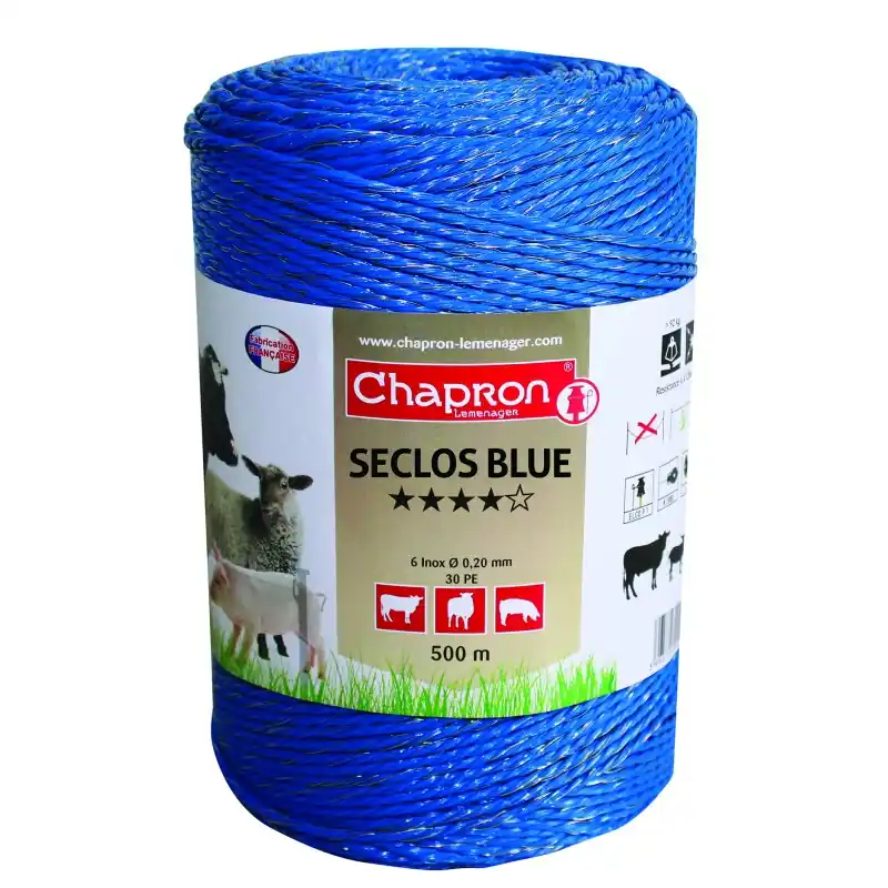 FIL DE CLOTURE BLEU 500M – SECLOS – CHAPRON Meilleur Choix