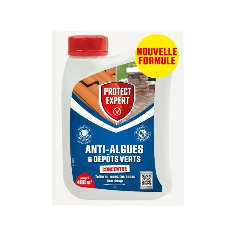 ALGUES, LICHENS ANTI-DÉPÔTS VERTS 1L – PROTECT EXPERT Remise
