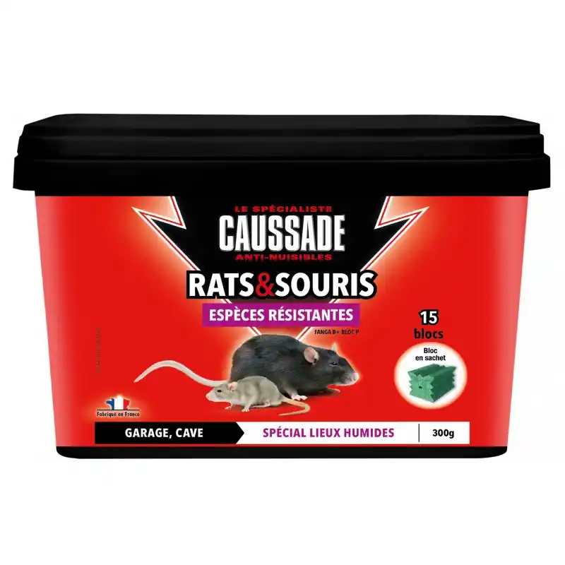 SEAU 300G RATICIDE & SOURICIDE ESPECES RESISTANTES Populaire