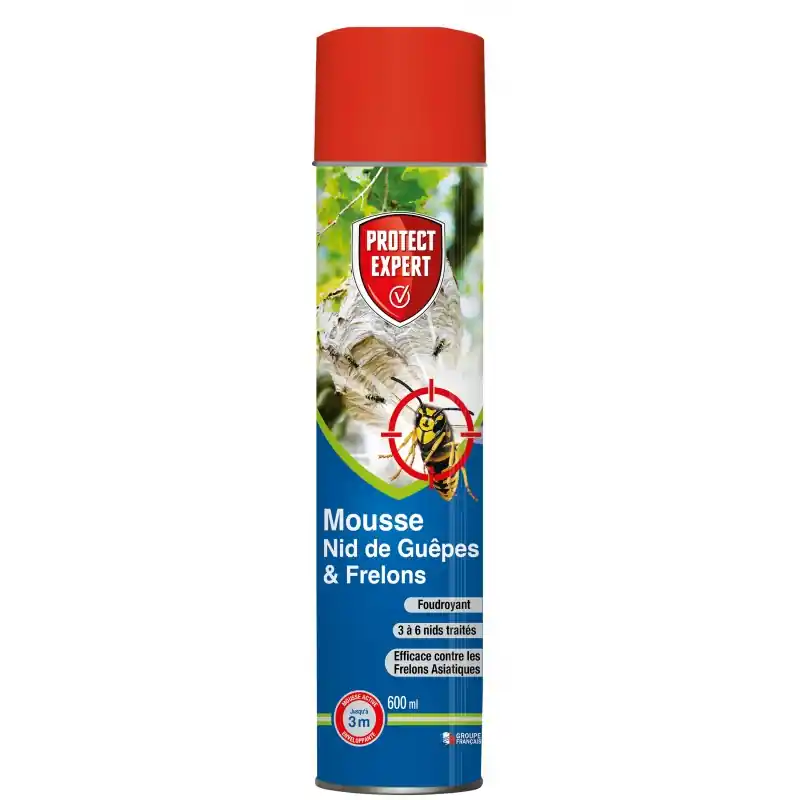 MOUSSE NID DE GUEPES ET FRELONS 600ML PROTECT EXPERT Prix Cassé
