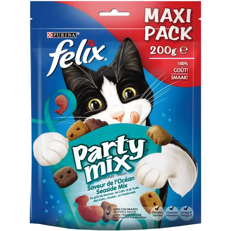 Dernière Chance FRIANDISE PARTY MIX SAVEUR DE L‘OCÉAN 200G – FELIX
