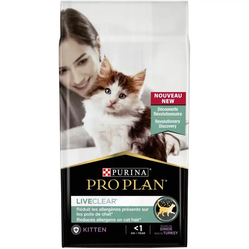 Vente Flash CROQUETTES CHAT PURINA PRO PLAN LIVECLEAR CHATON – RICHE EN DINDE – 1,4KG