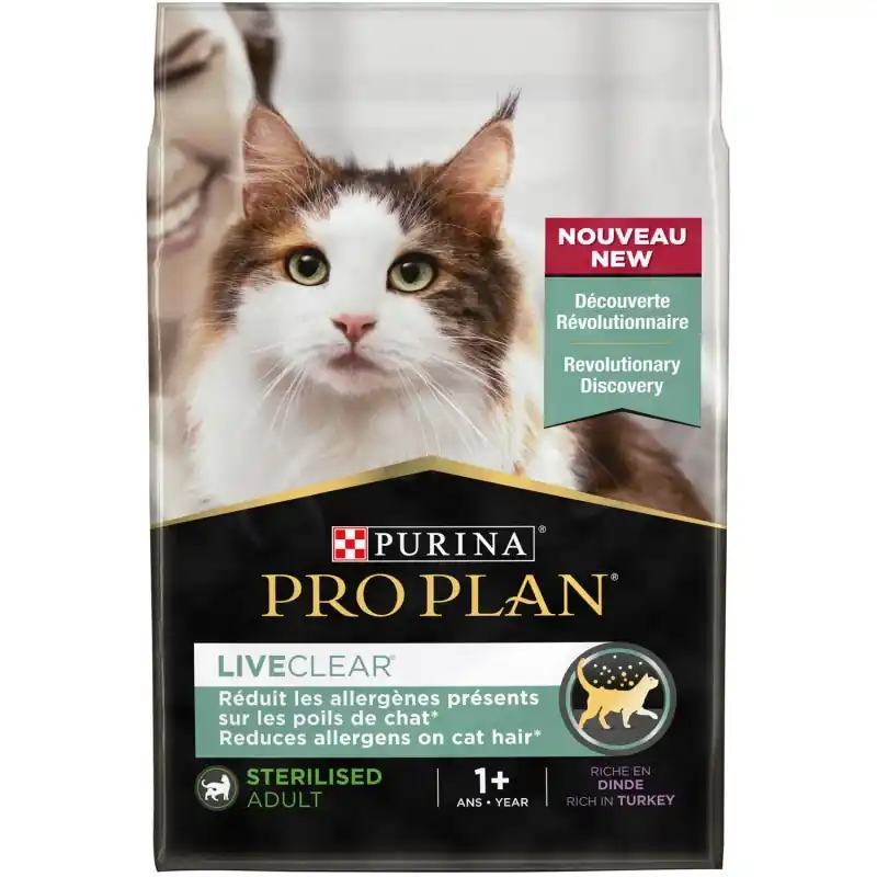 CROQUETTES CHAT PURINA PRO PLAN LIVECLEAR ADULTE STÉRILISÉ – 1+ – RICHE EN DINDE – 2,8KG Meilleur Choix