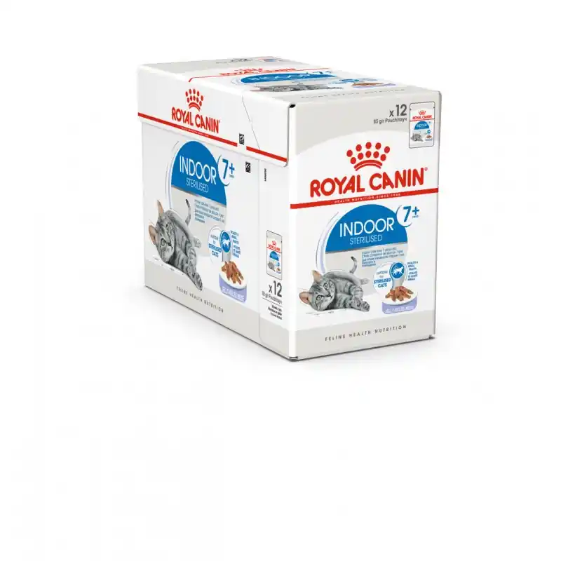 ALIMENT HUMIDE CHAT INDOOR 7+ GELÉE 12X85G ROYAL CANIN Seulement Aujourd&rsquo;hui