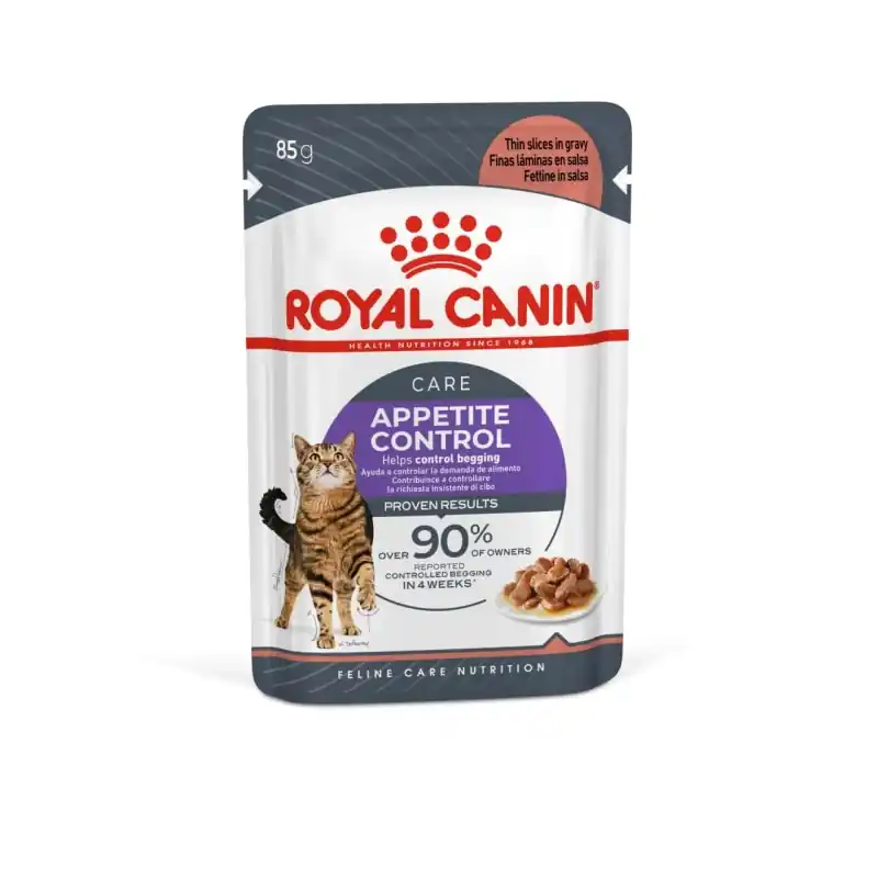 ALIMENT HUMIDE CHAT APPETITE CONTROL SAUCE 12X85G ROYAL CANIN Populaire