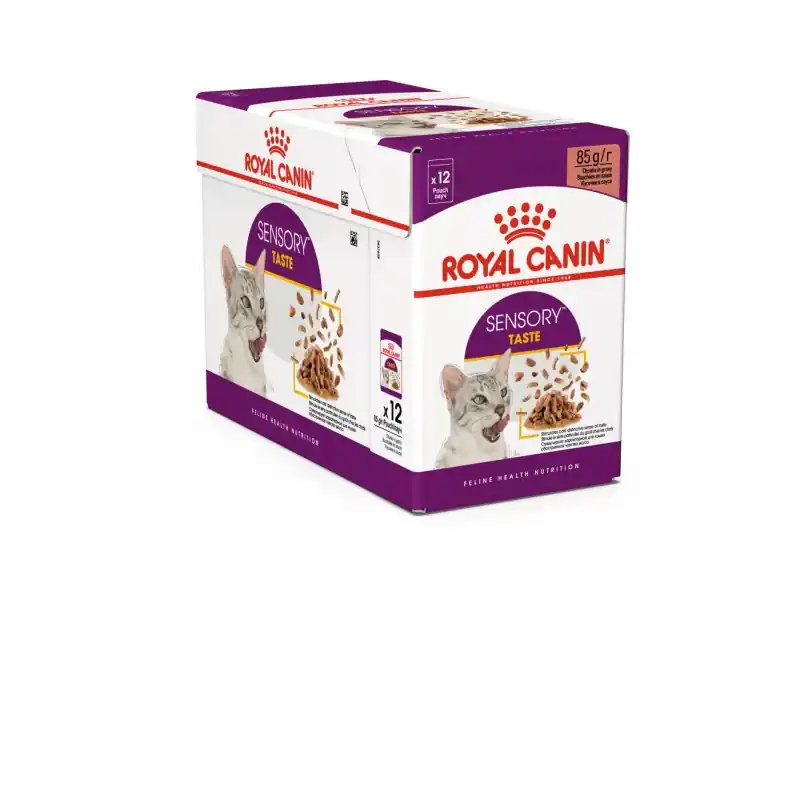 ALIMENT HUMIDE CHAT SENSORY TASTE SAUCE 12X85G ROYAL CANIN Dernière Chance