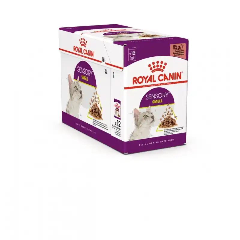 ALIMENT HUMIDE CHAT SENSORY SMELL SAUCE 12X85G ROYAL CANIN Acheter En Ligne