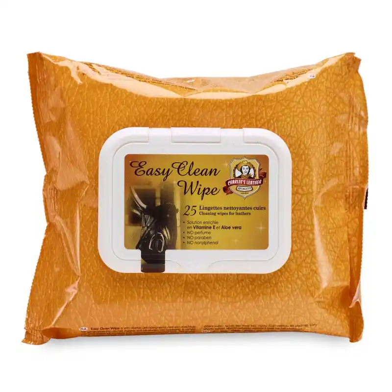 EASY CLEAN WIPE X25 – CHARLEE‘S LEATHER Haute Qualité