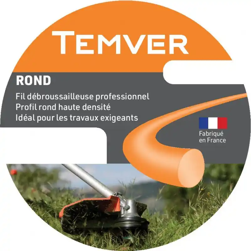 FIL NYLON TEMVER ROND 2.0MM X 63M Commander Vite