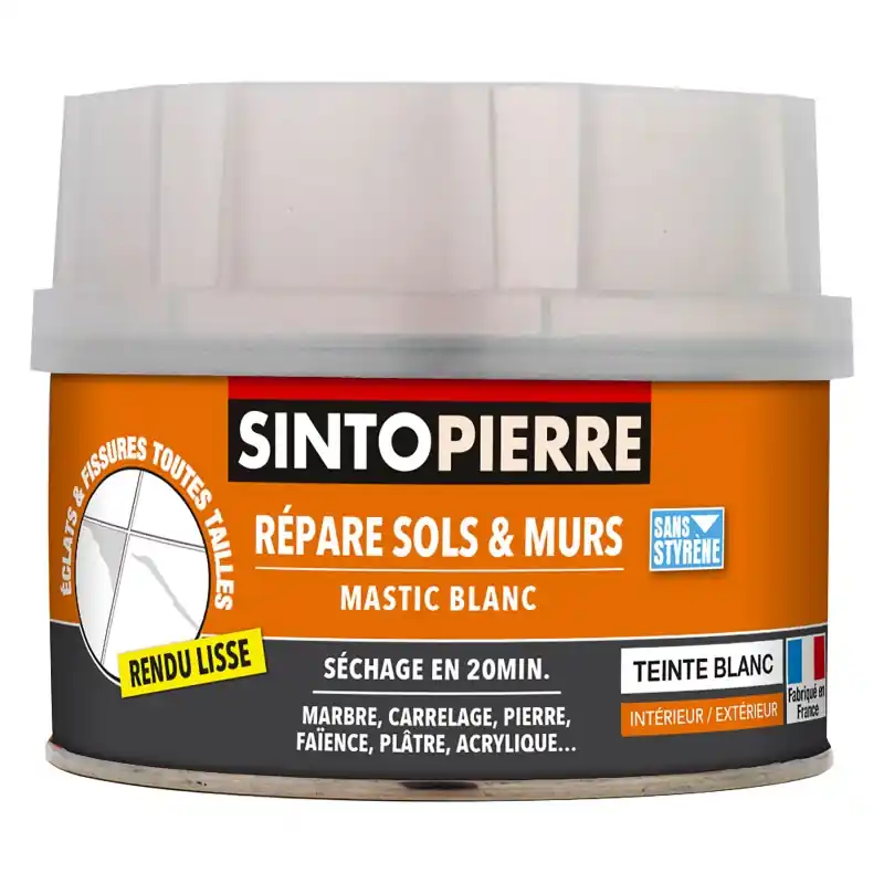 RÉPARE SOLS/MURS 280G TEINTE BLANC – SINTOPIERRE Promotion Saisonnière