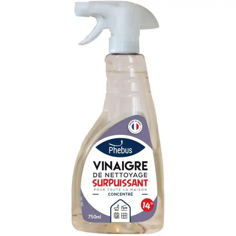 VINAIGRE DE NETTOYAGE SURPUISSANT 14° 750ML – PHEBUS Must-Have