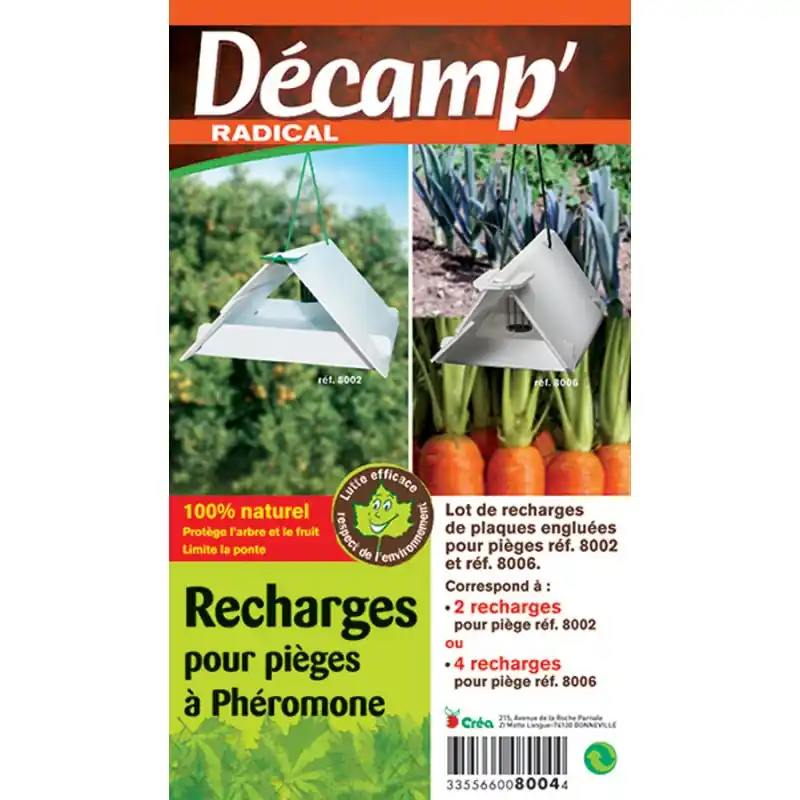 RECHARGES X2 PLAQUES ENGLUÉE/PIÈGE MAISON – DECAMP‘ Satisfait Ou Remboursé