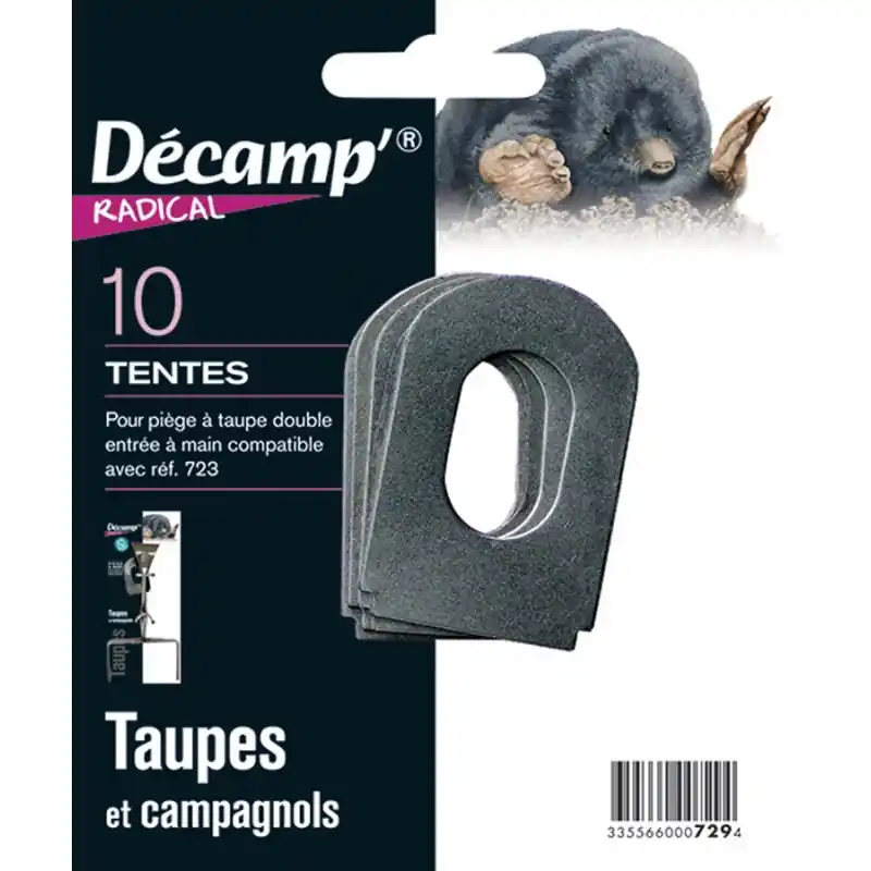 10 TENTES PIÈGES A TAUPES – DECAMP‘ Jusqu&rsquo;à Épuisement Des Stocks
