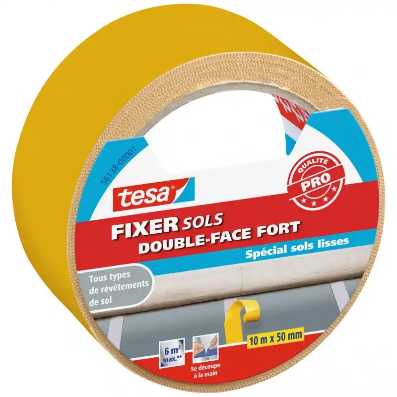 Top Vente ADHÉSIF SOLS DOUBLE-FACE 10MX50MM – TESA