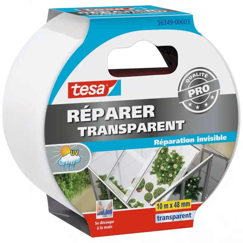 Nouveauté ADHÉSIF RÉPARATION TRANSPARENT 10MX48MM – TESA