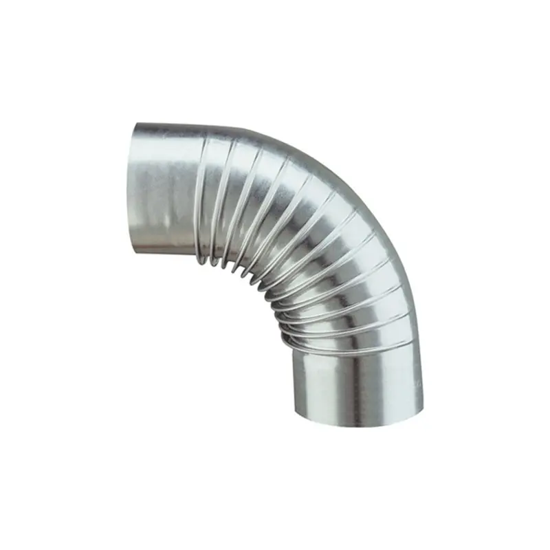 Quantité Limitée COUDE PLISSÉ ALUMINIÉ 90° Ø139MM