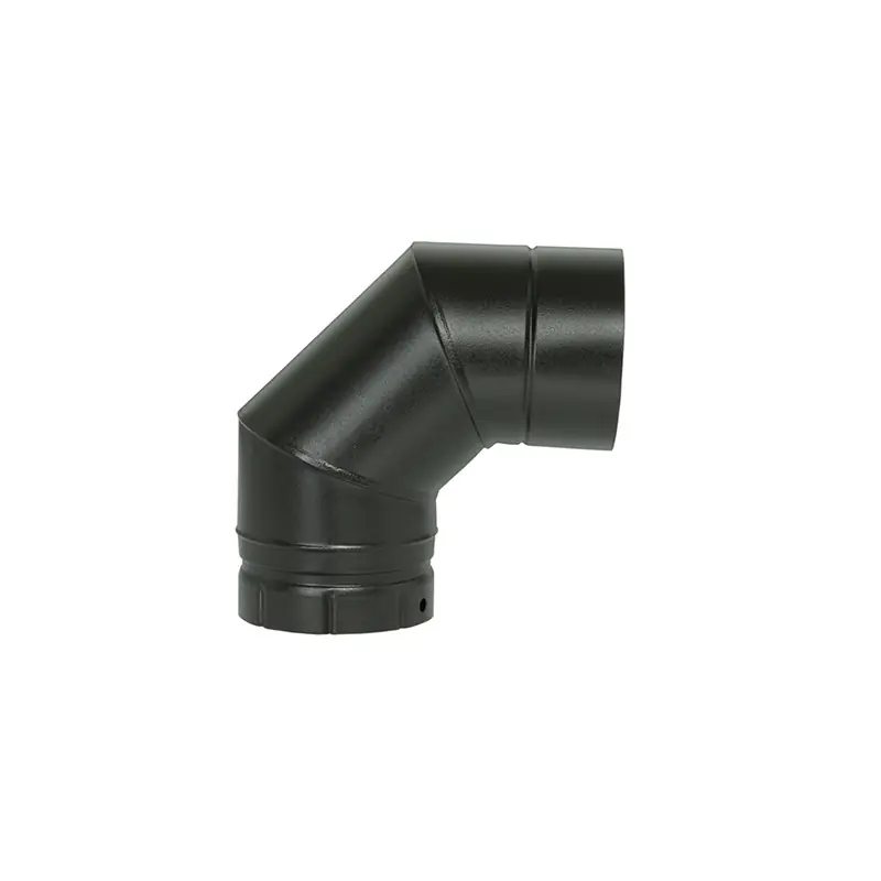 Promotion Saisonnière COUDE A SEGMENT NOIR 90° Ø150MM