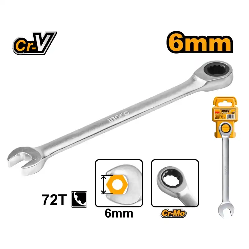Nouveauté CLÉ À CLIQUET 125X6MM – INGCO