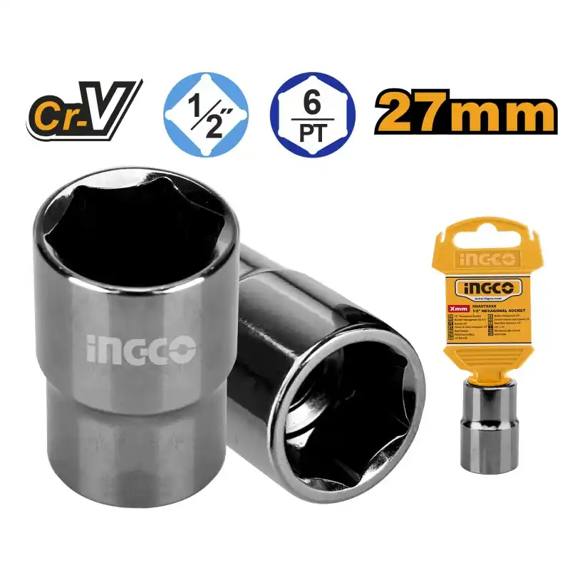 DOUILLE HEXAGONALE 1/2&Prime; 27MM – INGCO Nouveauté