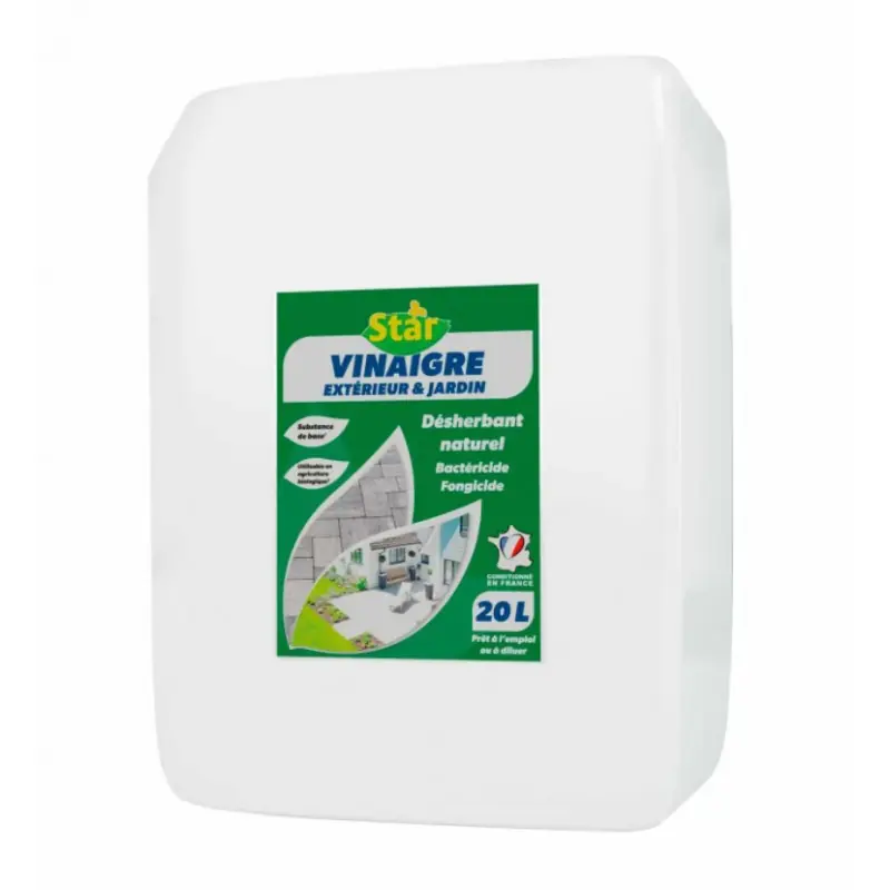 Réduction VINAIGRE EXTÉRIEUR ET JARDIN 9.5° 20L - STAR JARDIN