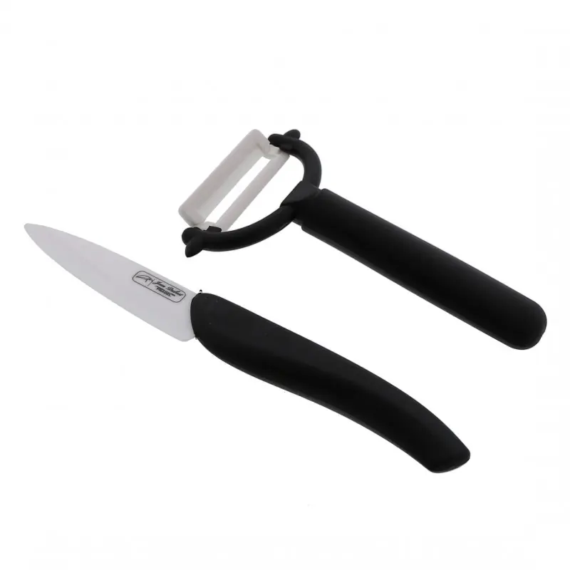 SET COUTEAU OFFICE 9 CM + ÉPLUCHEUR EN CÉRAMIQUE – JEAN DUBOST Bon Marché