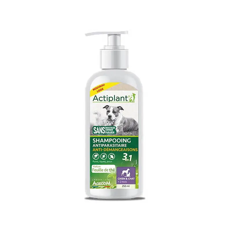SHAMPOOING ANTIPARASITAIRE ANTI-DÉMANGEAISONS 250ML - ACTIPLANT Commande En Gros