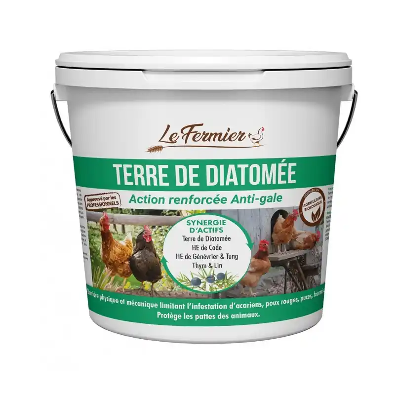 TERRE DE DIATOMÉE ANTI-GALE 370G – LE FERMIER Petit Prix