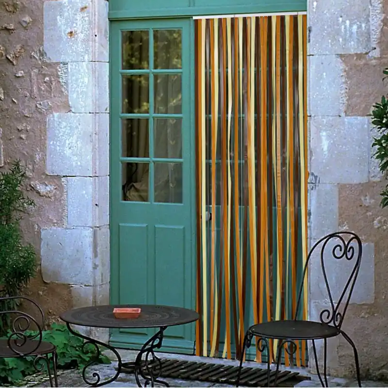 RIDEAU ANTILLES BRUN 90X220CM - MOREL Offre Du Jour