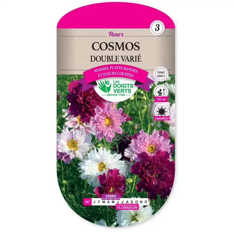 Commander Vite COSMOS DOUBLE VARIÉ – CATÉGORIE 3 – LES DOIGTS VERTS