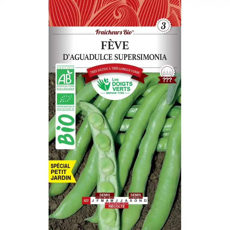 Bon Marché FÈVE D‘AGUADULCE SUPERSIMONIA BIO - CATÉGORIE 3 - LES DOIGTS VERTS